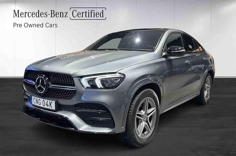 Grå Begagnad 2022 Mercedes GLE350 AMG Sportkupé | 809 900 kr (Dyr) - Bild 1/1
