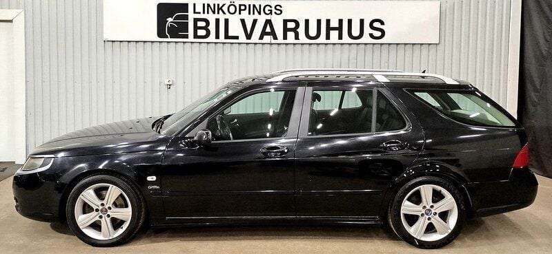Svart Begagnad 2009 Saab 9-5 Griffin Kombi | 88 900 kr (Marknadspris) - Bild 1/4