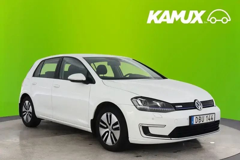 Vit Begagnad 2016 VW e-Golf Halvkombi | 134 800 kr (Bra pris) - Bild 1/4