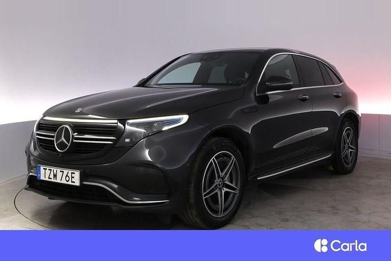 Grå Begagnad 2021 Mercedes EQC400 AMG SUV | 358 900 kr (Bra pris) - Bild 1/4