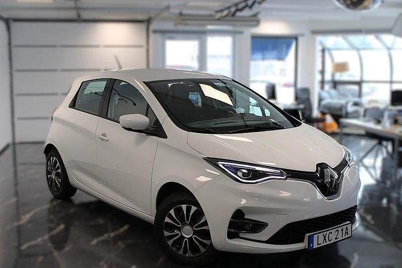 Begagnad Renault Zoe 80 kW (109 HK) 2020 Vit Halvkombi