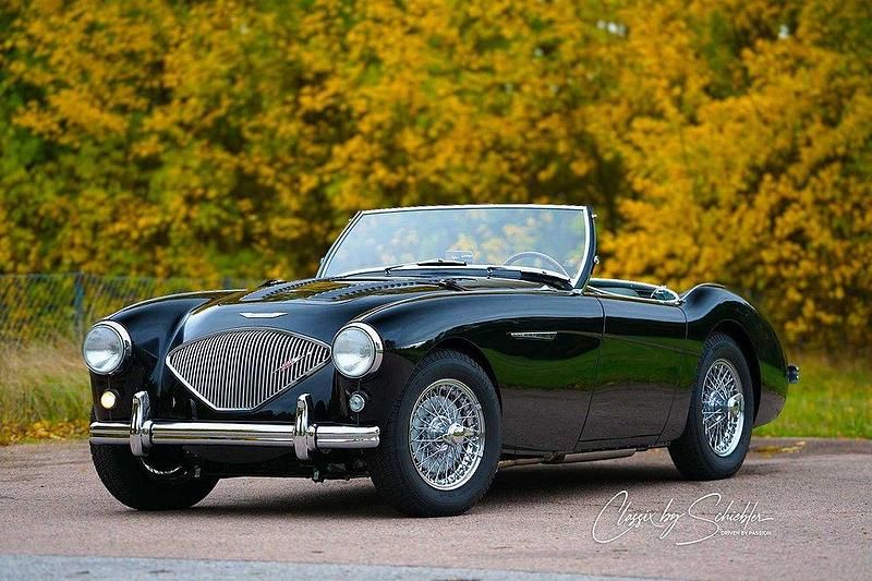 Begagnad Austin Healey 100 110 HK (80 kW) 1955 Svart Cab