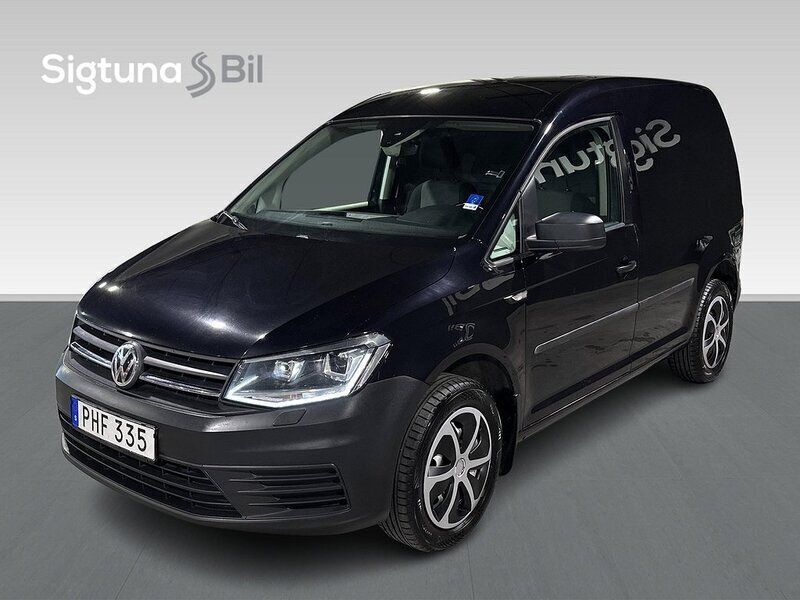 Svart Begagnad 2018 VW Caddy Minibuss | 159 900 kr (Marknadspris) - Bild 1/3
