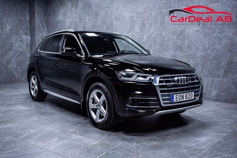 Svart Begagnad 2018 Audi Q5 SUV | 244 700 kr (Marknadspris) - Bild 1/4