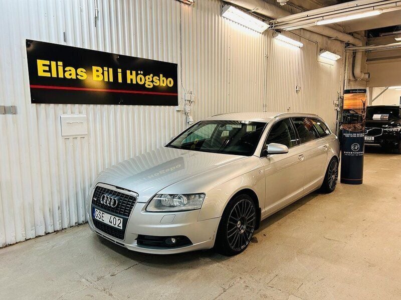 Ljusgrå Begagnad 2008 Audi A6 Sport Kombi | 74 900 kr (Marknadspris) - Bild 1/4
