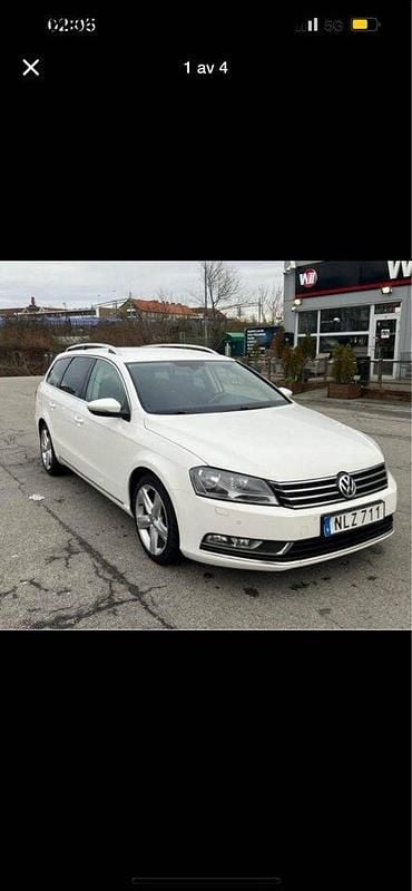Vit Begagnad 2015 VW Passat Kombi | 73 500 kr (Bra pris) - Bild 1/4