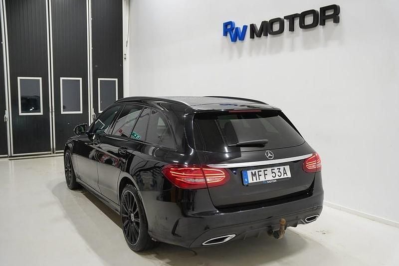 Begagnad Mercedes C220 AMG 194 HK (142 kW) 2021 Svart Kombi