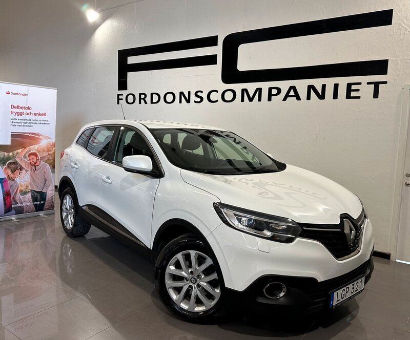 Vit Begagnad 2016 Renault Kadjar SUV | 119 900 kr (Marknadspris) - Bild 1/4