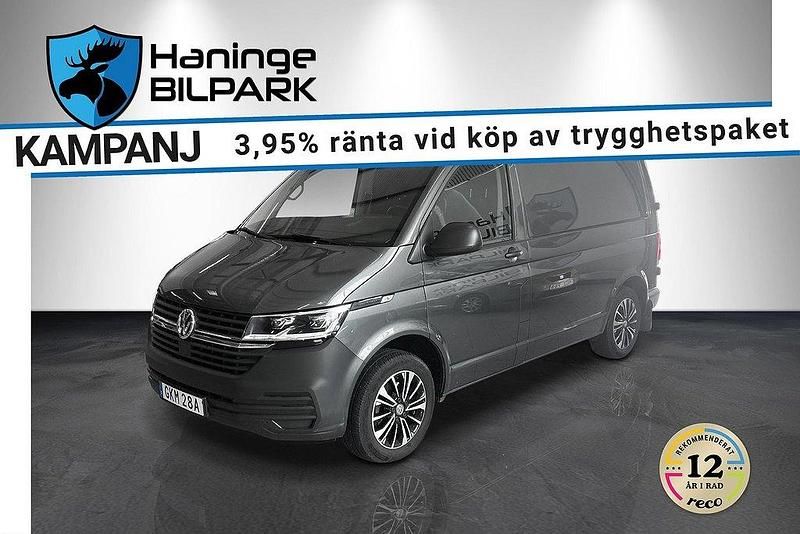 Grå Begagnad 2021 VW T6.1 Van | 399 900 kr (Marknadspris) - Bild 1/4