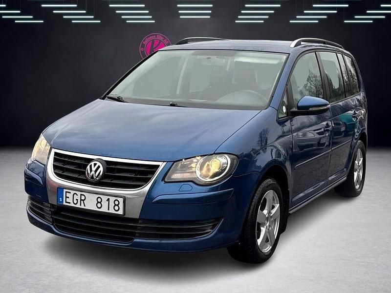 Begagnad VW Touran Freestyle 150 HK (110 kW) 2010 Blå Minibuss