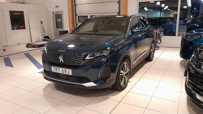 Blå Begagnad 2021 Peugeot 3008 Business-Line SUV | 309 900 kr (Dyr) - Bild 1/4