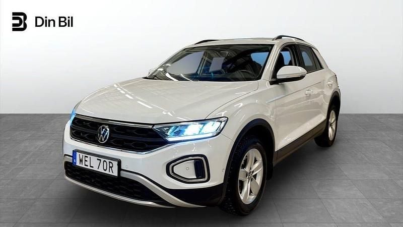 Vit Begagnad 2022 VW T-Roc Life SUV | 209 900 kr (Bra pris) - Bild 1/4