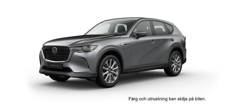 Grå Ny 2025 Mazda CX-60 Exclusive-Line SUV | 569 900 kr (Marknadspris) - Bild 1/3