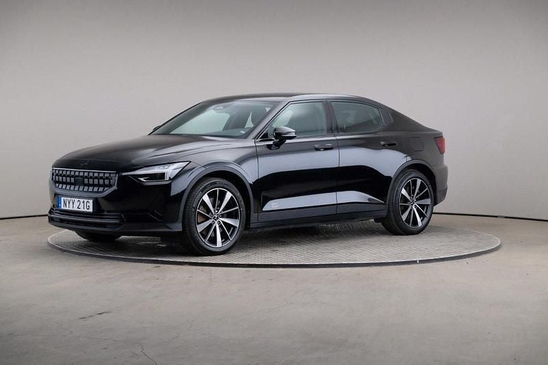 Svart (void (solid)) Begagnad 2022 Polestar 2 Long Range Dual motor Sedan | 325 000 kr (Bra pris) - Bild 1/4
