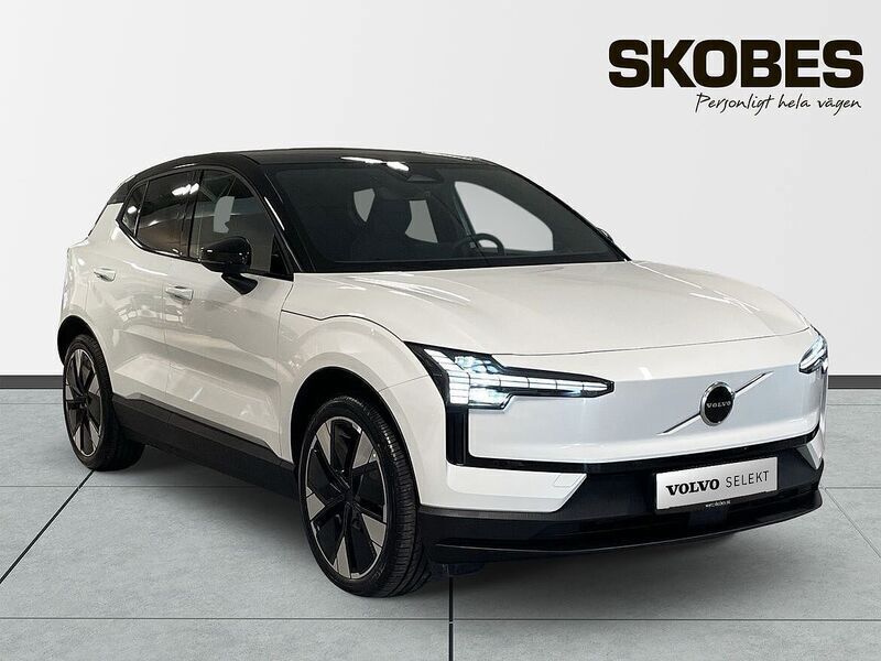 Vit Begagnad 2024 Volvo EX30 Single Motor Extended Range SUV | 429 100 kr - Bild 1/3