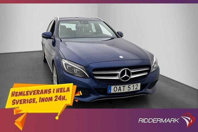 Begagnad Mercedes C350 279 HK (205 kW) 2016 Blå Kombi