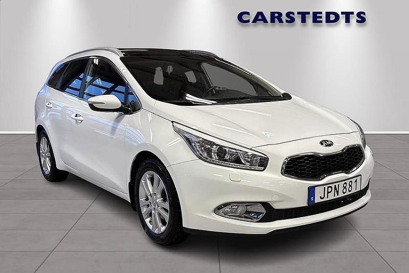 Vit Begagnad 2014 Kia Ceed Sportswagon Comfort Kombi | 99 900 kr (Lite dyr) - Bild 1/4