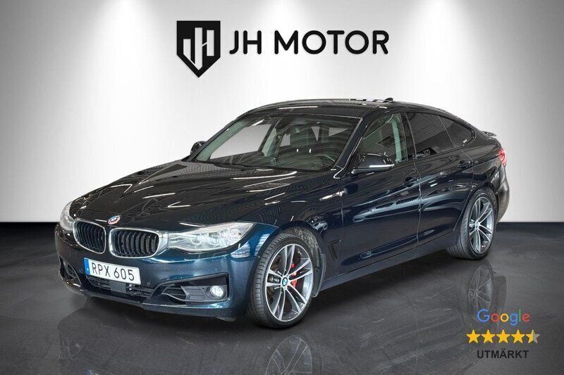 Blå Begagnad 2013 BMW 335 Gran Turismo M Performance Halvkombi | 199 900 kr - Bild 1/4
