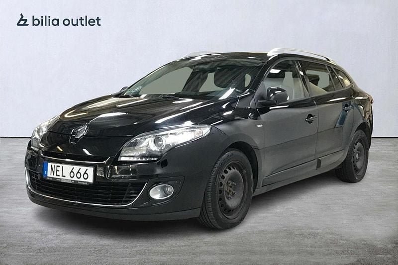 Svart Begagnad 2012 Renault Mégane GrandTour Bose Edition Kombi | 39 900 kr (Superpris) - Bild 1/3