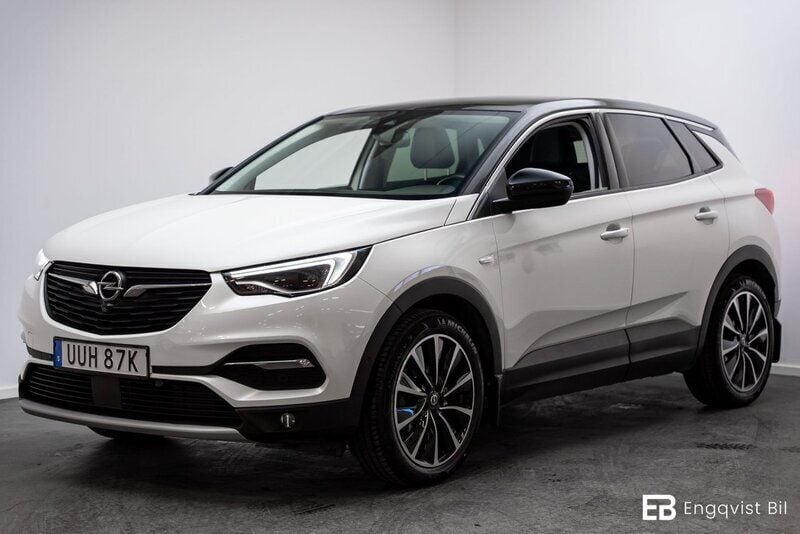 Vit Begagnad 2021 Opel Grandland X Ultimate SUV | 199 900 kr (Marknadspris) - Bild 1/4