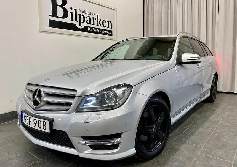 Silver Begagnad 2013 Mercedes C220 AMG Kombi | 109 900 kr (Marknadspris) - Bild 1/3