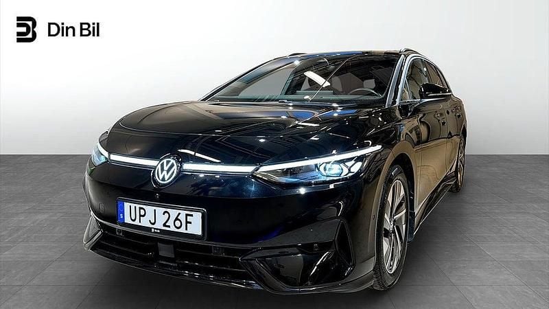 Svart Begagnad 2024 VW ID.7 Comfortline Kombi | 504 900 kr (Bra pris) - Bild 1/4