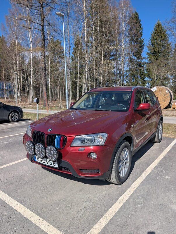 Röd Begagnad 2014 BMW X3 SUV | 160 000 kr (Superpris) - Bild 1/4