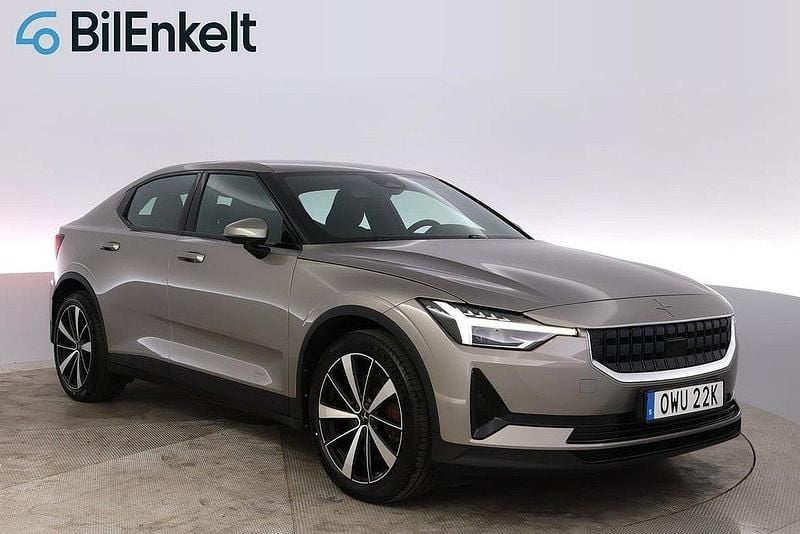 Grå Begagnad 2022 Polestar 2 Long Range Single Motor Sedan | 313 900 kr (Marknadspris) - Bild 1/4