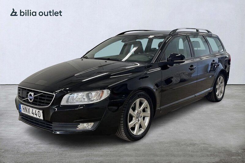 Svart Begagnad 2014 Volvo V70 Dynamic Kombi | 139 000 kr (Marknadspris) - Bild 1/4