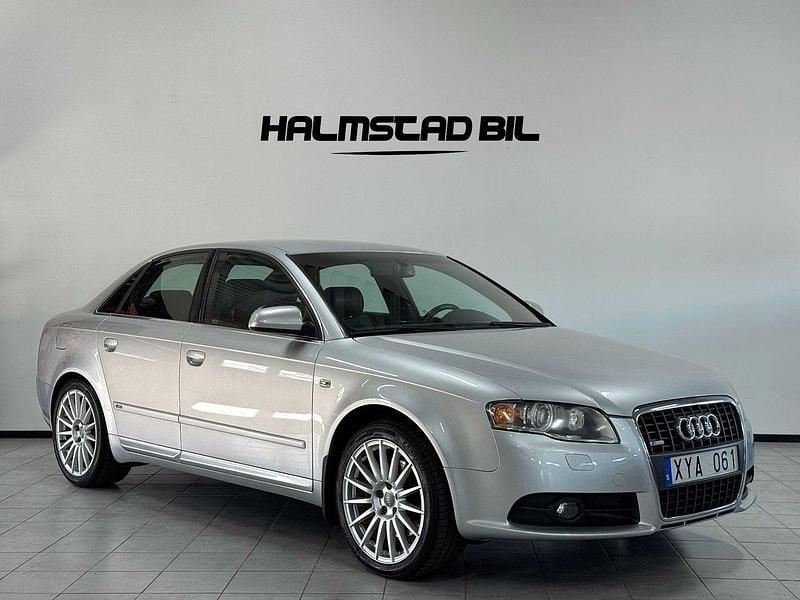 Silver Begagnad 2006 Audi A4 S-Line Sedan | 79 500 kr (Dyr) - Bild 1/4