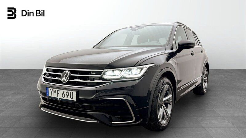 Svart Begagnad 2023 VW Tiguan R-line SUV | 429 900 kr (Dyr) - Bild 1/4
