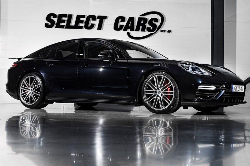 Svart Begagnad 2017 Porsche Panamera Turbo Sport Sedan | 849 900 kr (Dyr) - Bild 1/4