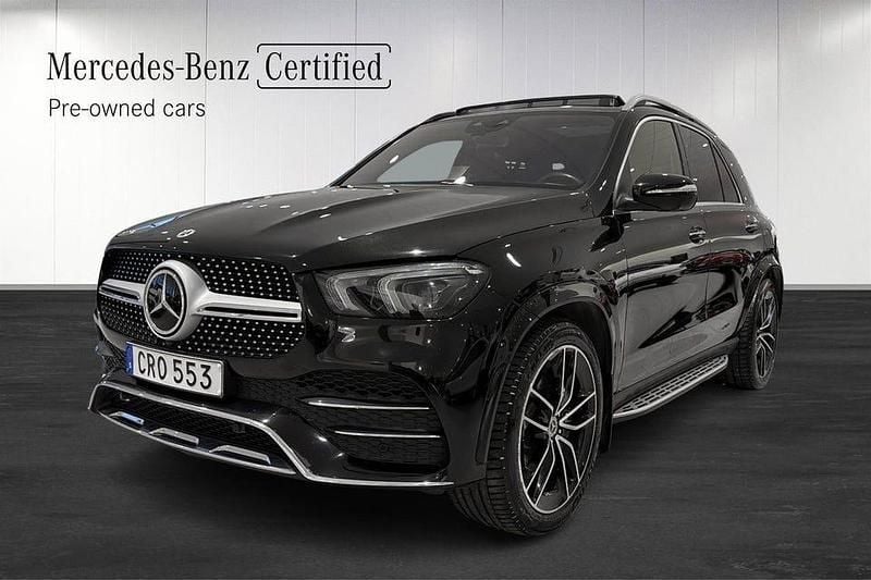Svart Begagnad 2022 Mercedes GLE350 AMG Line Premium Plus | 499 900 kr (Marknadspris) - Bild 1/4
