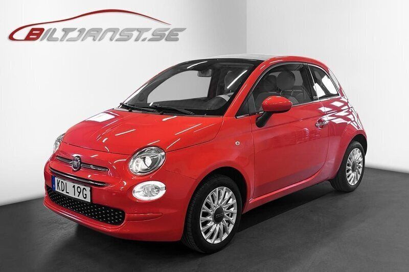 Röd Begagnad 2019 Fiat 500C Lounge Cab | 134 900 kr (Lite dyr) - Bild 1/4