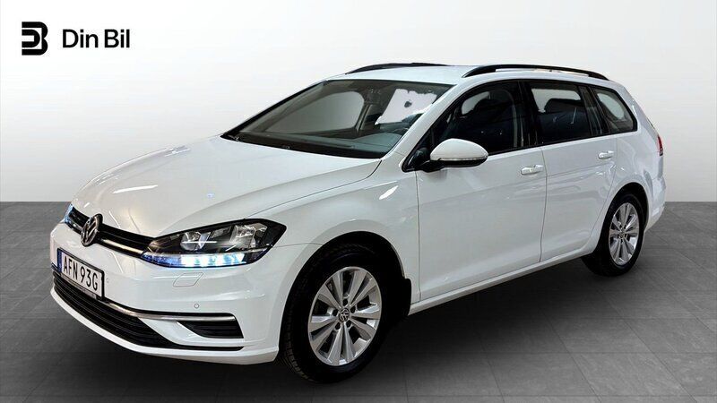 Vit Begagnad 2020 VW Golf VII Kombi | 189 900 kr (Marknadspris) - Bild 1/4