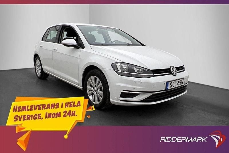 Vit Begagnad 2019 VW Golf VIII Halvkombi | 184 800 kr (Marknadspris) - Bild 1/3