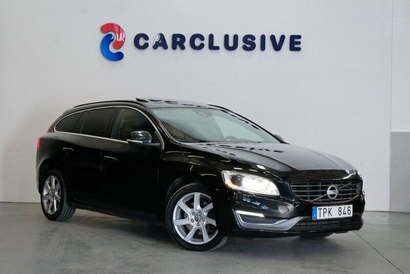 Svart Begagnad 2013 Volvo V60 Momentum Kombi | 119 900 kr (Marknadspris) - Bild 1/3