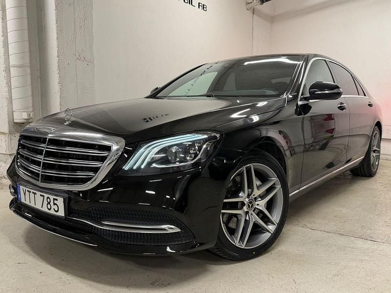 Svart Begagnad 2018 Mercedes S350 Sedan | 389 900 kr (Marknadspris) - Bild 1/4