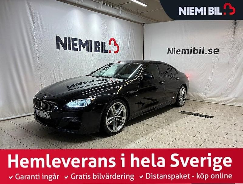 Svart Begagnad 2013 BMW 640 M Sport Sportkupé | 334 900 kr - Bild 1/4