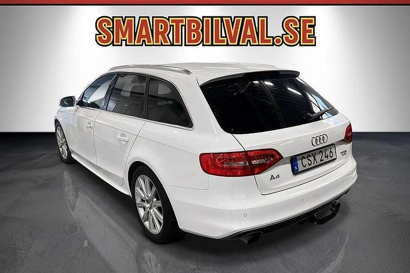 Begagnad Audi A4 S-Line 179 HK (131 kW) 2014 Vit Kombi