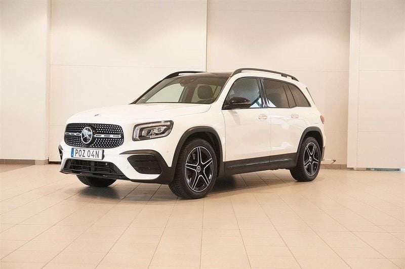Vit Begagnad 2019 Mercedes GLB250 AMG SUV | 385 800 kr - Bild 1/4