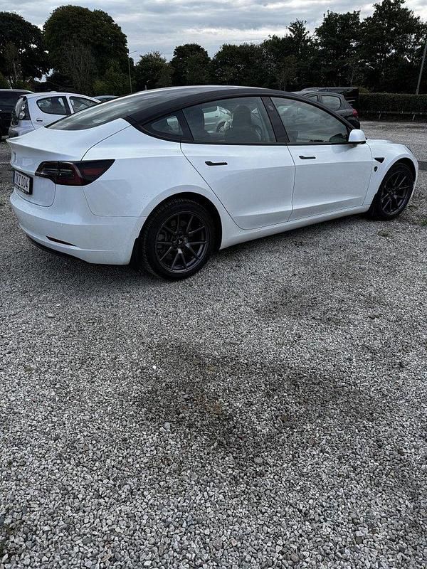 Vit Begagnad 2021 Tesla Model 3 Standard Range Plus Sedan | 255 000 kr (Marknadspris) - Bild 1/4