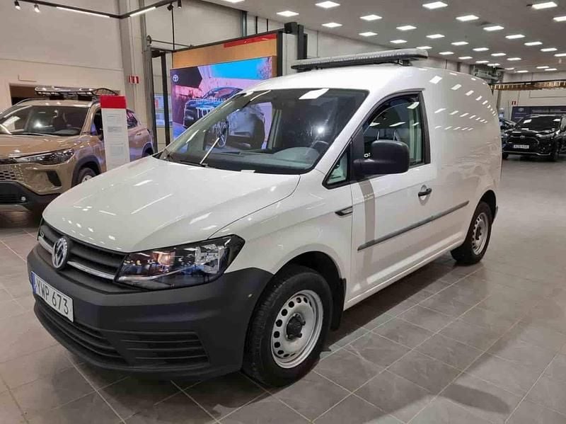 Vit Begagnad 2019 VW Caddy Minibuss | 115 000 kr - Bild 1/1