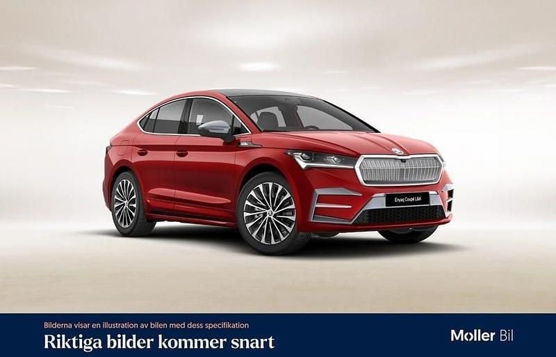 Begagnad Skoda Enyaq iV LAURIN & KLEMENT 210 kW (286 HK) 2024 Röd SUV