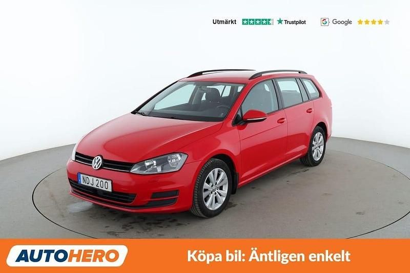 Röd Begagnad 2016 VW Golf VII Kombi | 94 000 kr (Marknadspris) - Bild 1/4