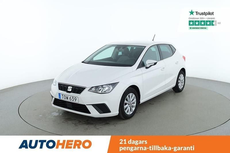Vit Begagnad 2017 Seat Ibiza Style Halvkombi | 130 000 kr (Marknadspris) - Bild 1/4