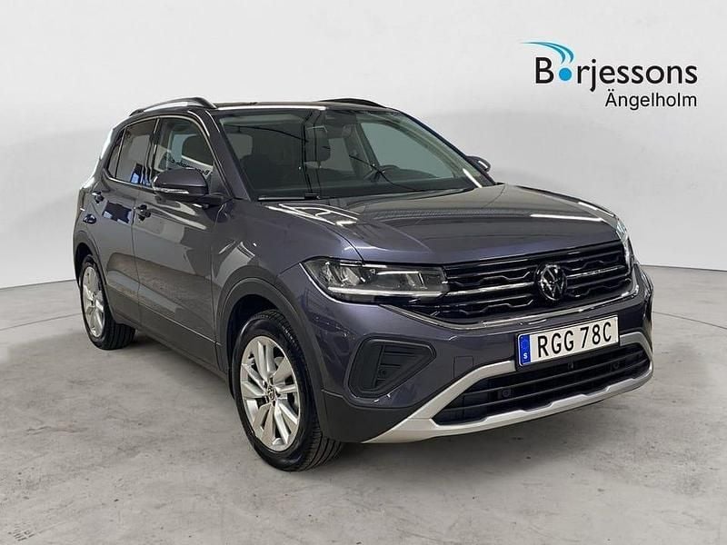 Grå Begagnad 2024 VW T-Cross SUV | 209 000 kr (Marknadspris) - Bild 1/4