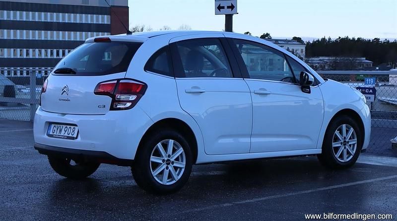 Begagnad Citroën C3 PureTech 82 HK (60 kW) 2016 Vit Halvkombi