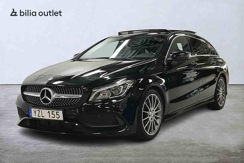 Svart Begagnad 2018 Mercedes CLA200 Shooting Brake Kombi | 209 900 kr (Marknadspris) - Bild 1/1