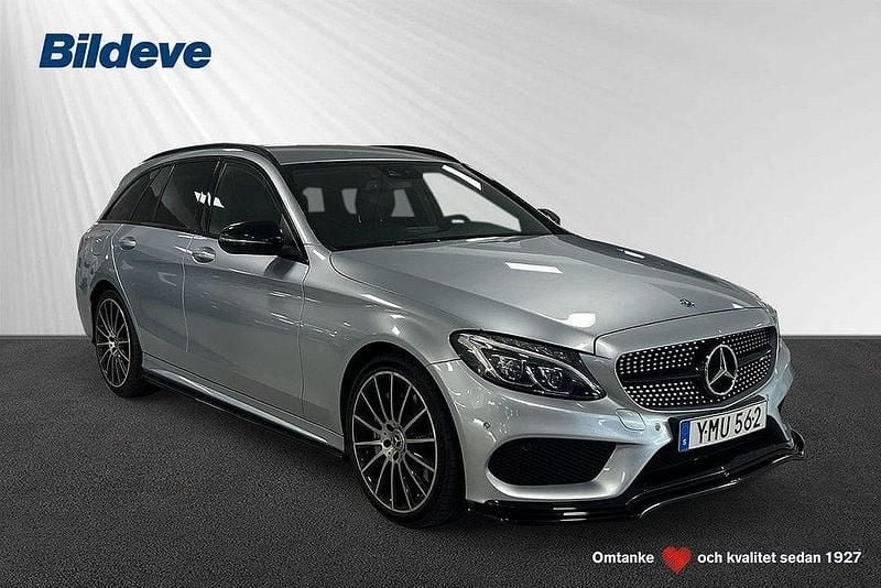 Silver Begagnad 2018 Mercedes C43 AMG AMG Kombi | 349 900 kr (Marknadspris) - Bild 1/4